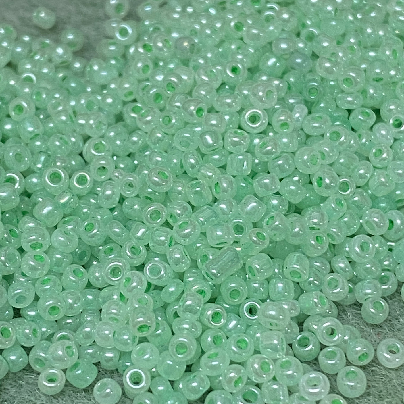 Light Green - 12/0 Ceylon (50g) - Seed Beads