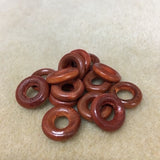 16mm Rings Wood Beads (25) - Dark