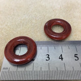 22mm Wood Rings (25) - Dark