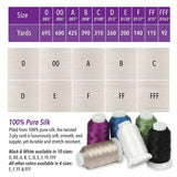 Silk Thread - ECRU .4mm (10m)