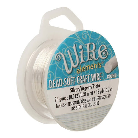 Spool of dead-soft craft wire with 'Wire elements' label on a white background