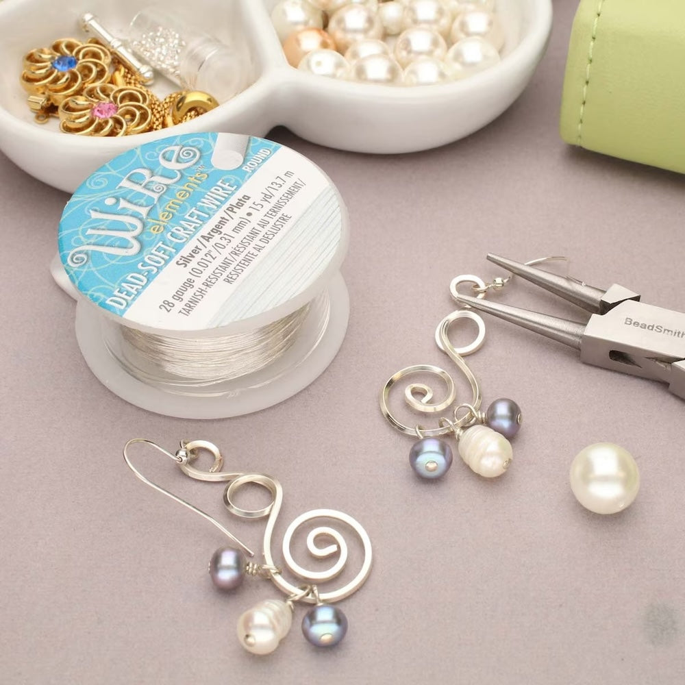28 gauge Wire Elements - Silver - Dead Soft