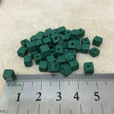 5mm Cube Wood Beads (50) - Mixed