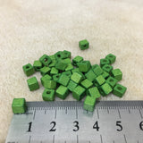 5mm Cube Wood Beads (50) - Mixed