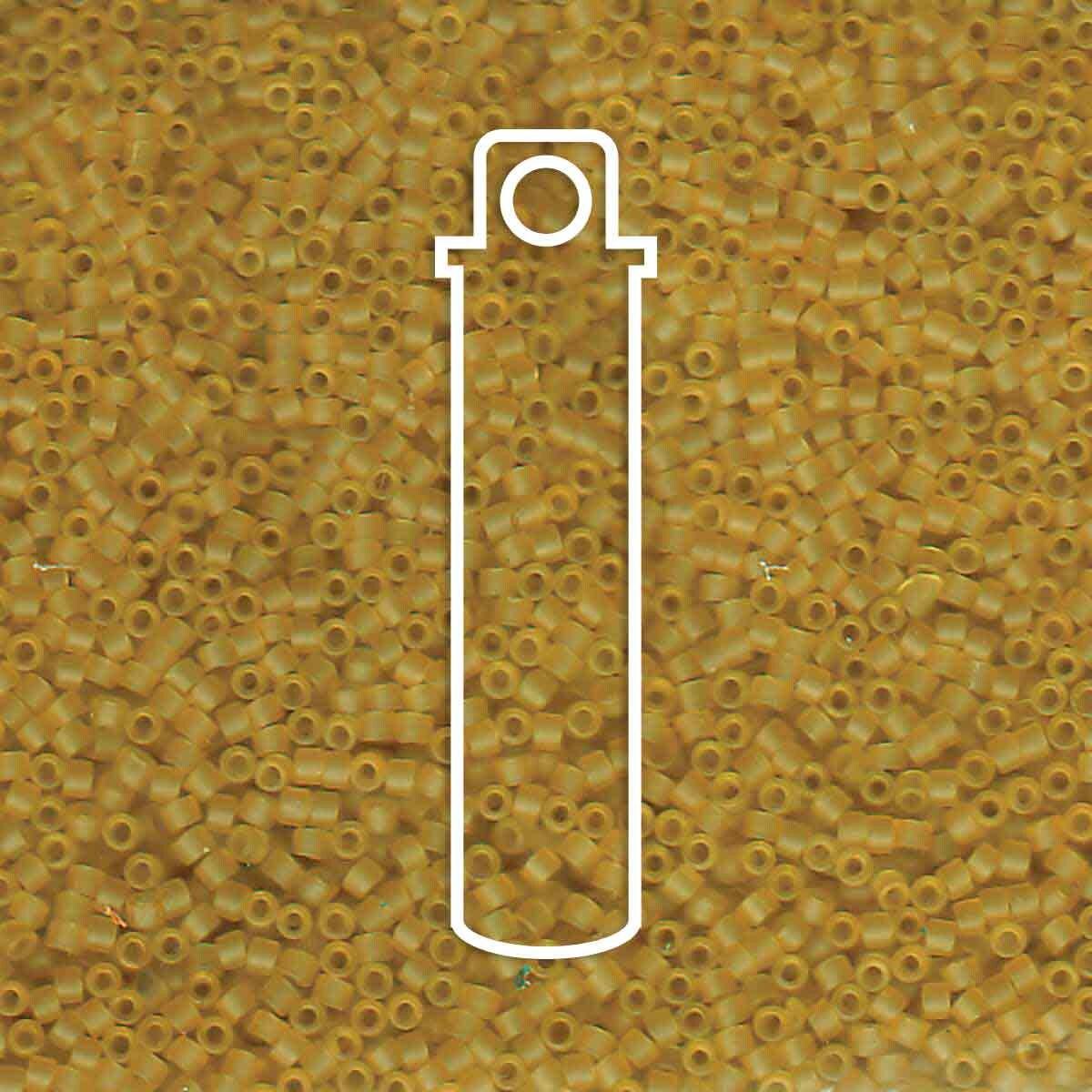 # 771 DBR Delica 11/0 DYED MATTE TRANSPARENT PALE YELLOW - 7.2g Tube