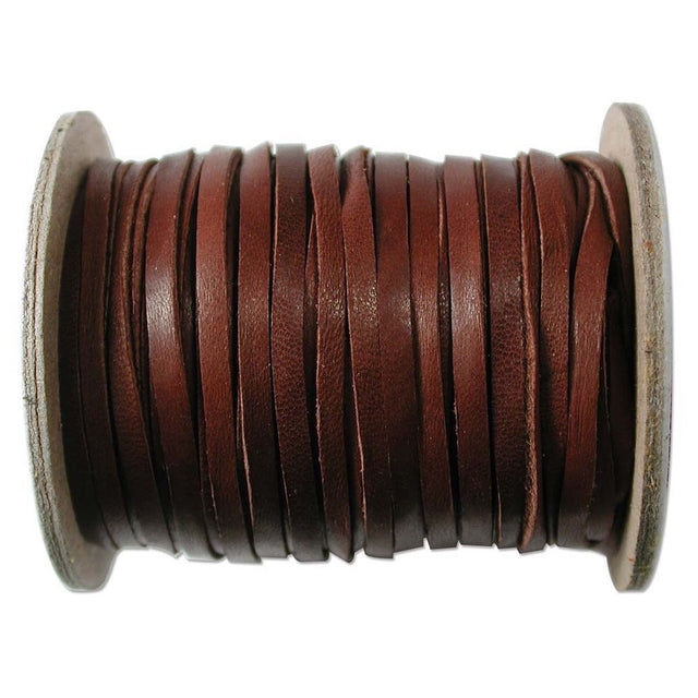 suede leather lace cord string on a roll with a white background for creating leather neccklaces jewelry and other craft
