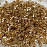 12/0 (#818 2-cut) Pewter Silverlined - 16g Tube