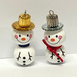 Cheerful Snowmen Decoration Kits (makes 12) - Gold Hats