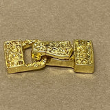 Fold Over Magnetic Clasp (1) - Gold