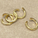 10x1.5mm Steel Jumprings (50) - Gold