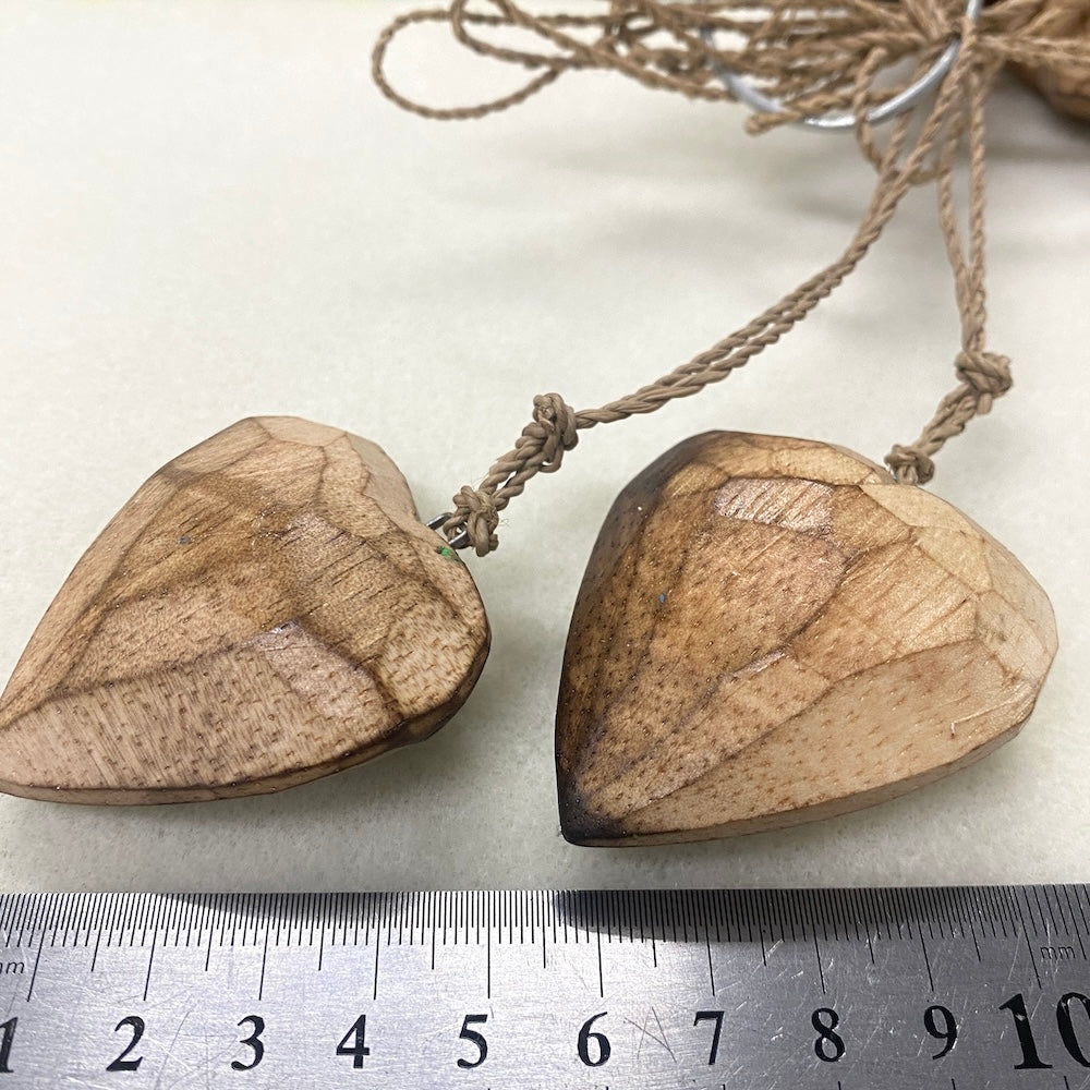 Heart (1) - Natural - Nautical Wood Craft Decoration
