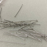 35mm Headpin (50) - Nickel - Bead Shack