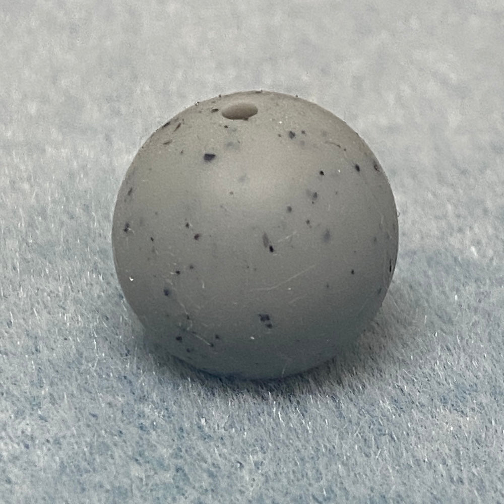 20mm Silicone Beads (10) - Concrete