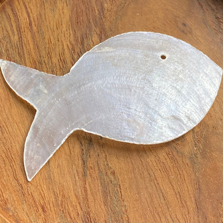 fish shape capiz shell for the purpose of hanging decoration, and  craft and decor with one holesdrilled
