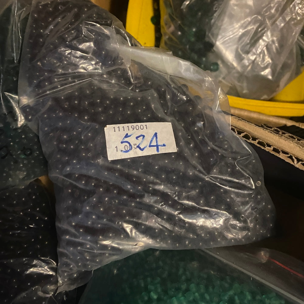 BEAD RESCUE - 6mm Round (150) - Garnet - Vintage Czech Glass Beads
