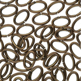 4x6mm Oval Jumpring (50) - Ancient Gold
