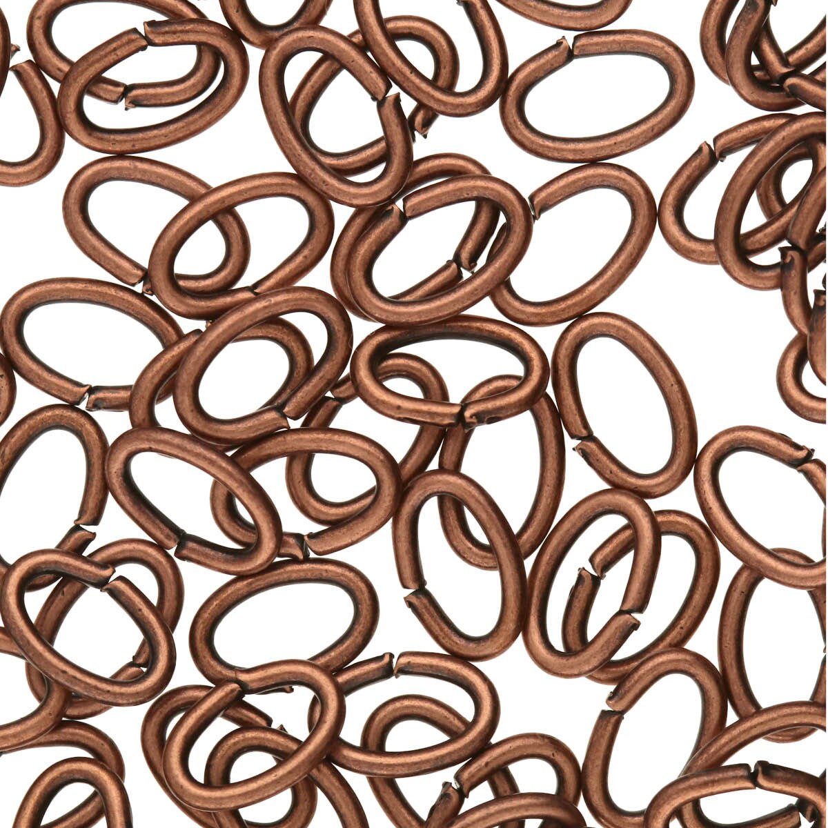 4x6mm Oval Jumpring (50) - Ancient Brass