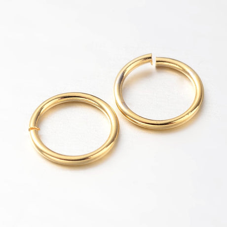 5mm Jumprings (50) - Gold - Tarnish Resistant - Bead Shack