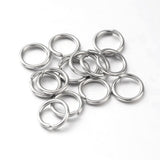 small metal joining jump rings to connect jewelry and craft items in an anti tarnish finish