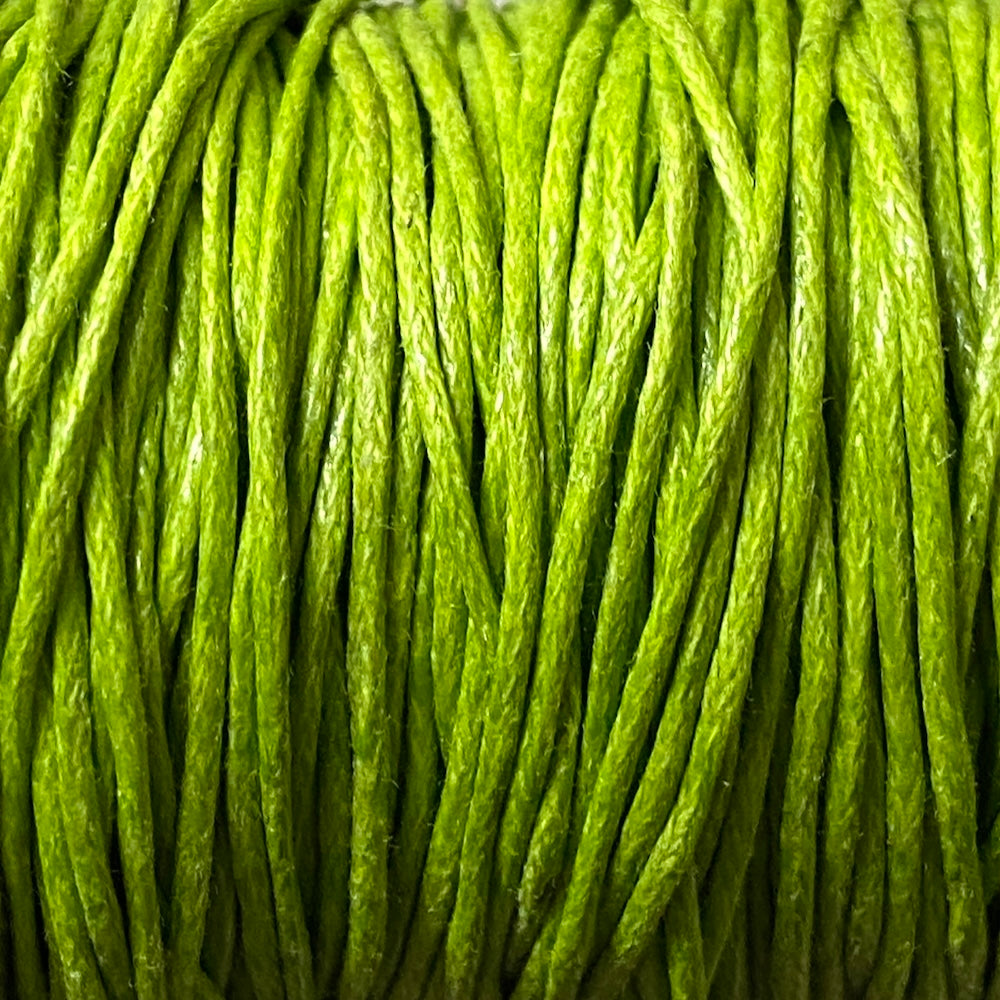 Close-up of green cord or string