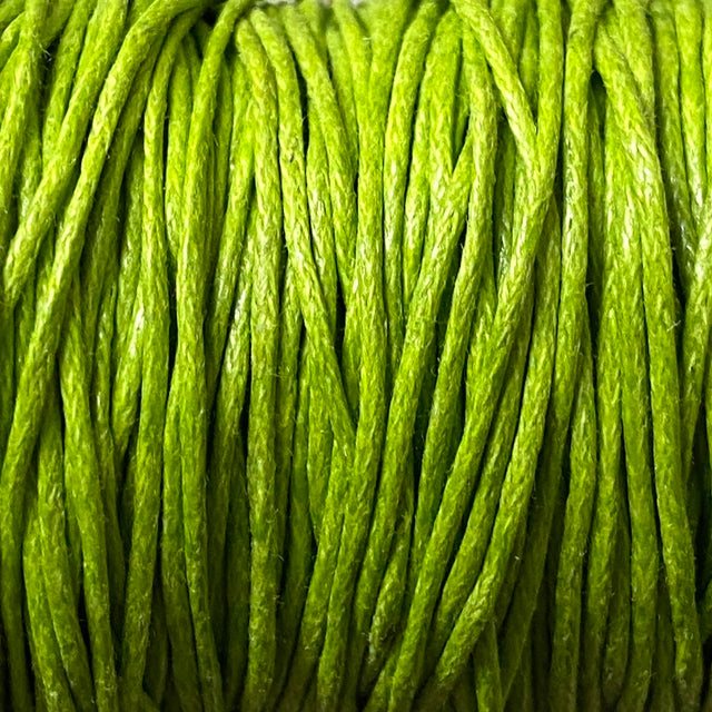 Close-up of green cord or string