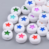 Star Beads - White/Colours (100)