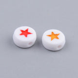 Star Beads - White/Colours (100)
