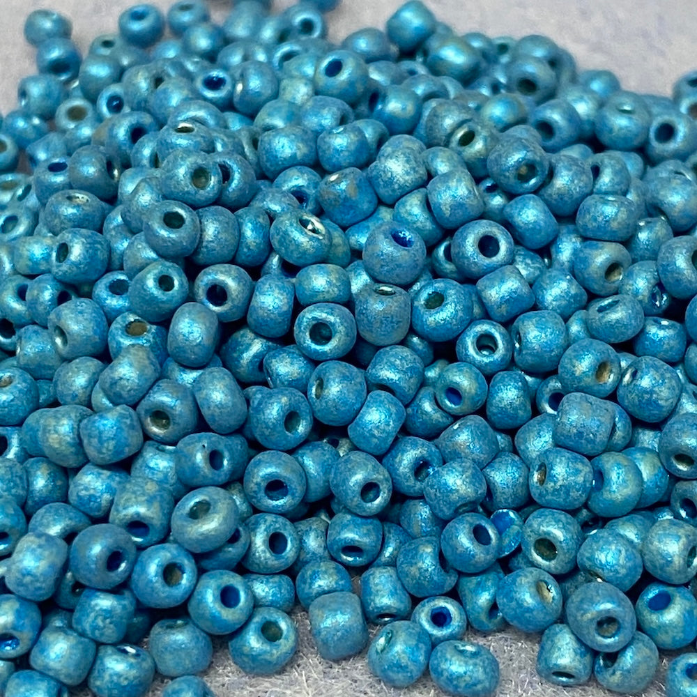 Peacock - 8/0 Metallic Opaque (25g) - Seed Beads