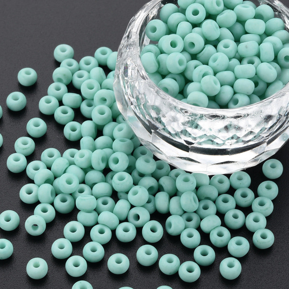 Mint Macaron - 6/0 Matte (25g) - Seed Beads