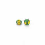 Green/Yellow Stripe - 8/0 Special Effect (25g) - Seed Beads