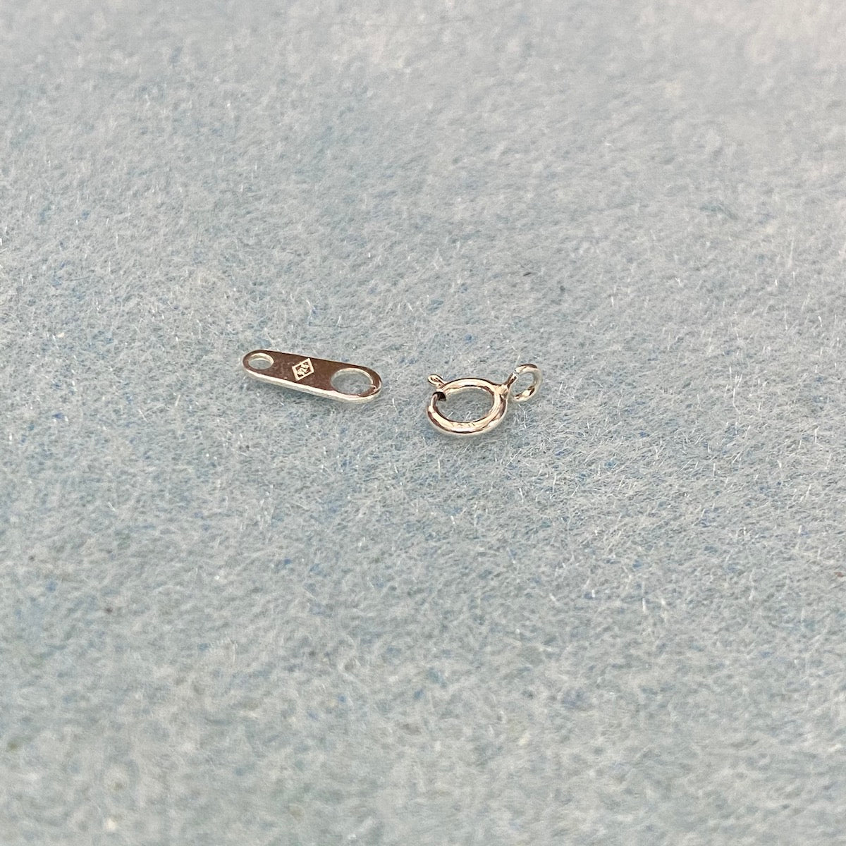 6mm Clasp w. End Tag (5) - Sterling Silver