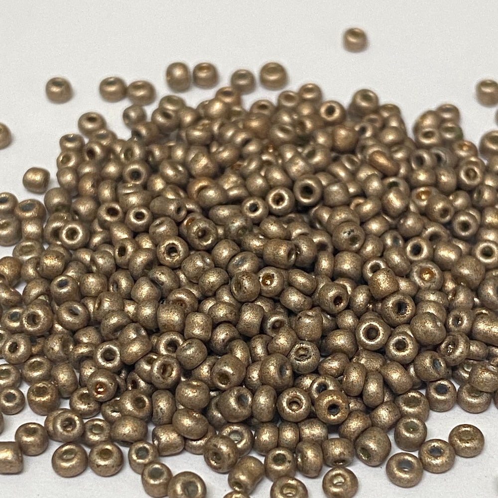 Cappuccino - 12/0 Metallic Opaque (25g) - Seed Beads