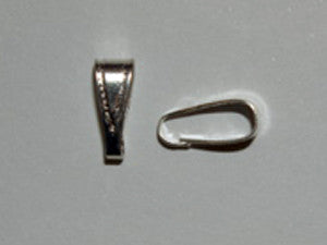 10mm Squeeze Bail (20) - Silver