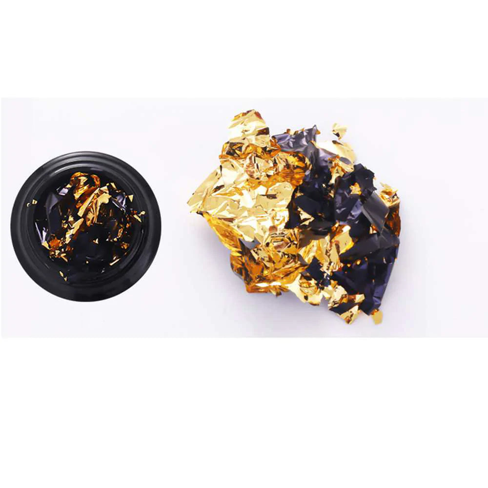 Metal Leaf Flakes - Black