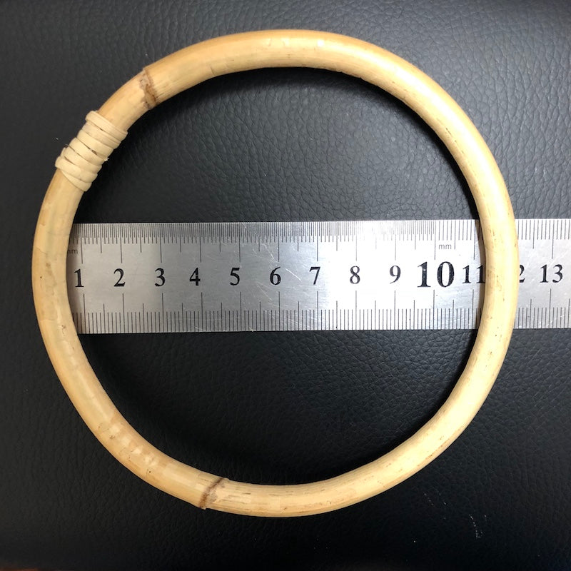 16cm - 17cm Thin Rattan Hoop - Natural & Handmade