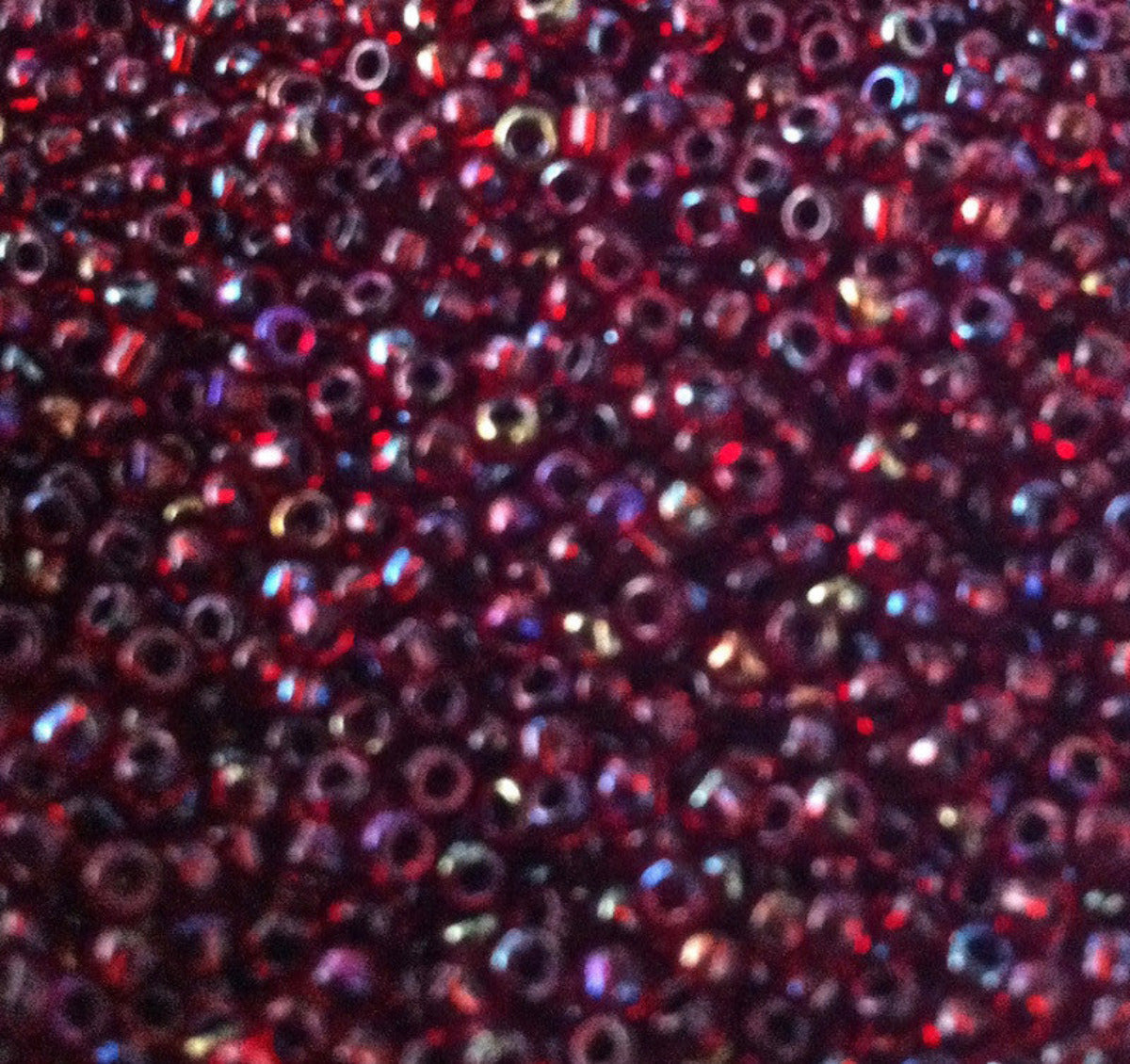 12/0 (#551/2) Yellow Lined Red - 24g Tube