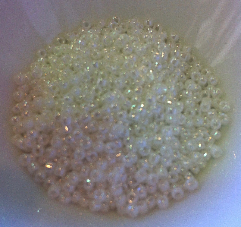 12/0 (#766) White Opaque Lustre - 24 gram tube