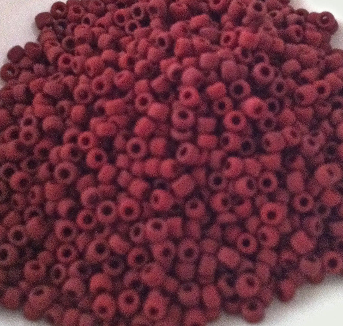 12/0 (#770ma) Chocolate Brown Opaque Matte - 24g Tube