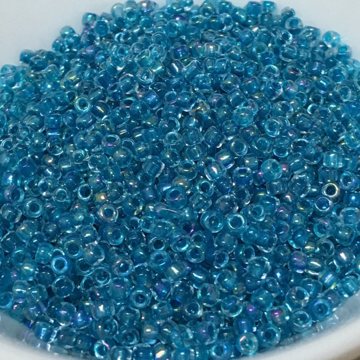 12/0 (#322r) Teal Rainbow - 24g Tube