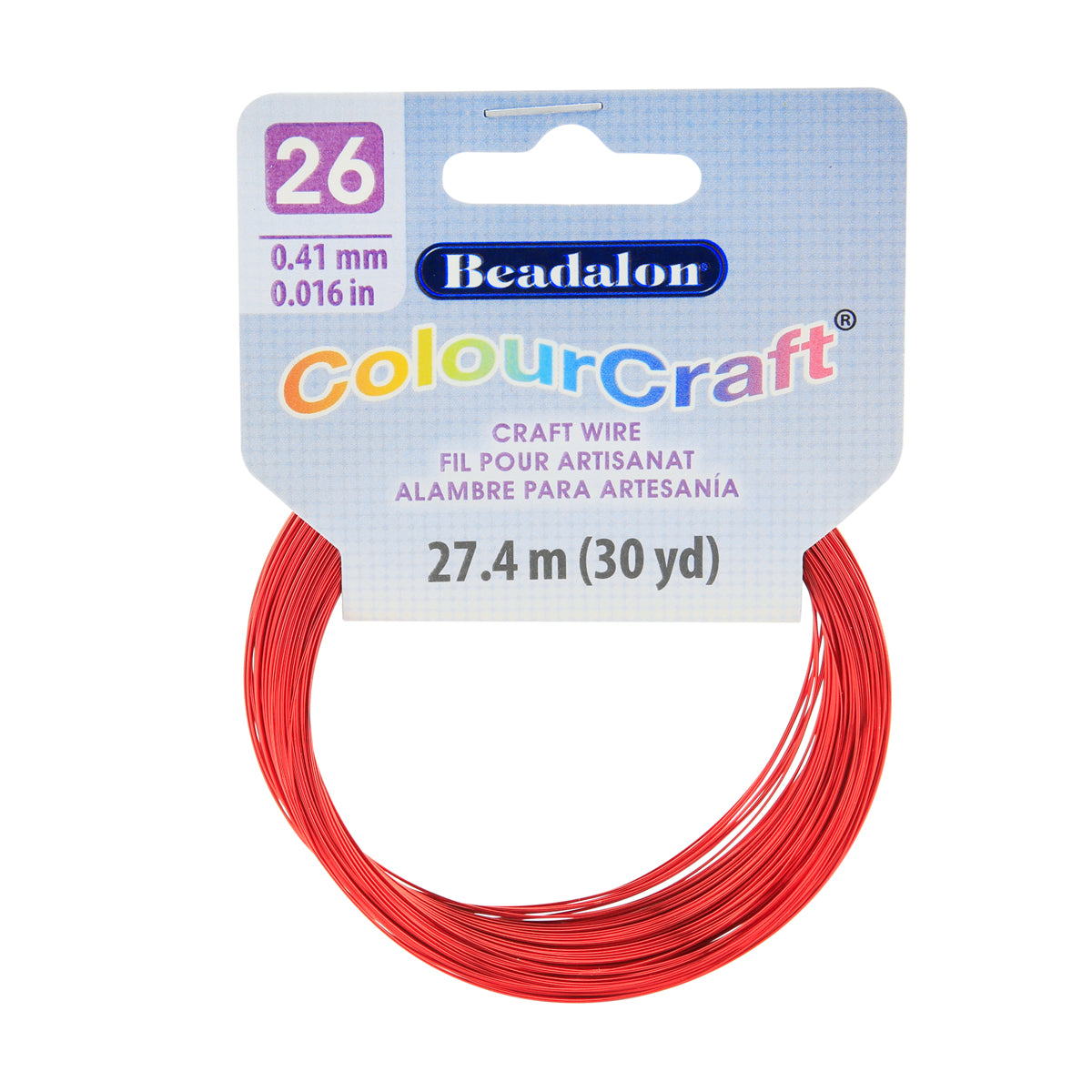 Red　Shack　26　gauge　Artistic　Wire　–　Bead