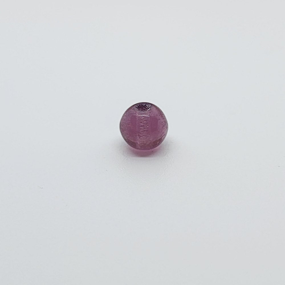6mm Round (25) - Amethyst Transparent - Vintage Czech Glass Beads
