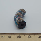 36x10mm Elbow Fimo Beads (10) - Indian Face w. Head Dress