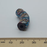 36x10mm Elbow Fimo Beads (10) - Indian Face w. Head Dress