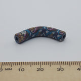 35x7mm Elbow Fimo Beads (10) - Indian Face w. Head Dress