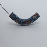 35x7mm Elbow Fimo Beads (10) - Indian Face w. Head Dress