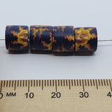 10mm Tube Fimo Beads (10) - Sun Face