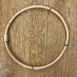 22cm Thin Rattan Hoop - Natural & Handmade