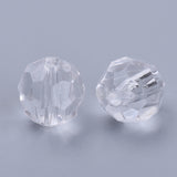 6mm Faceted Beads (100) - Clear