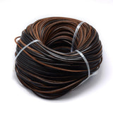 2x3mm Leather Lace (1m) - Chocolate
