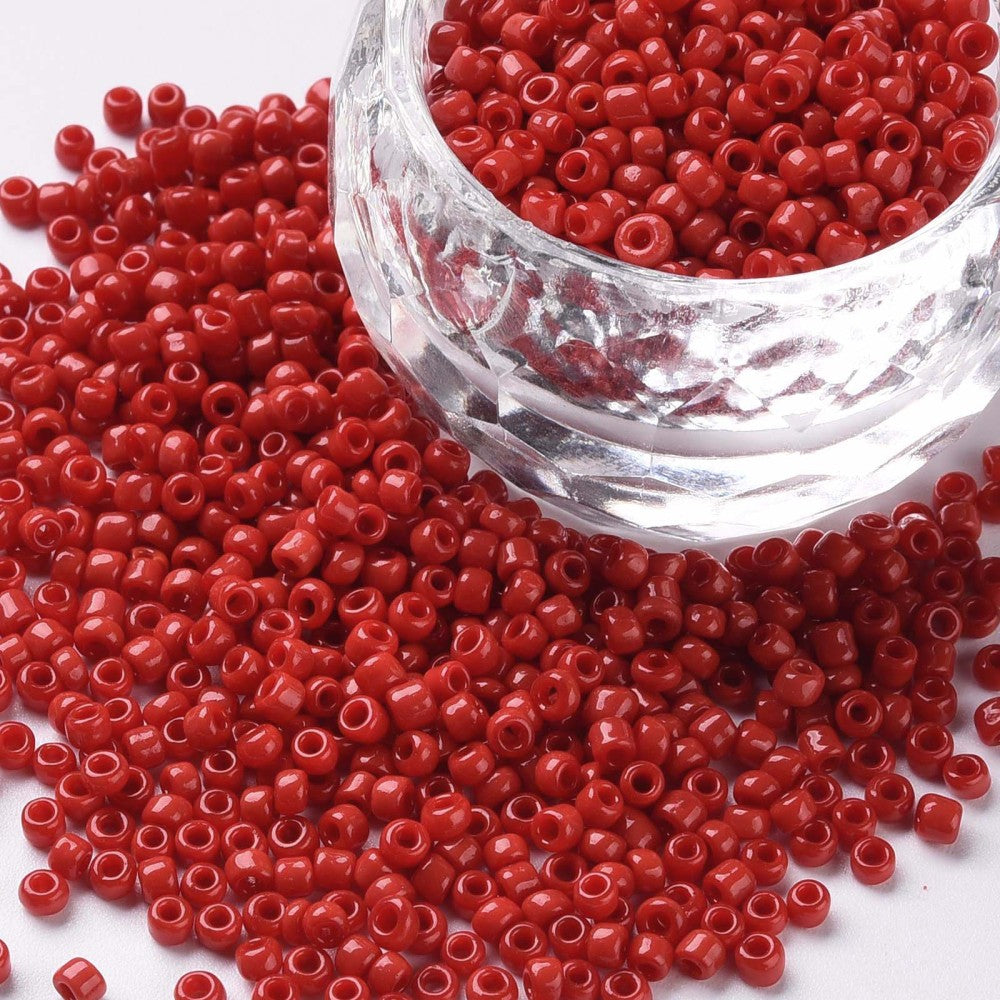 Crimson - 12/0 Opaque (50g) - Seed Beads